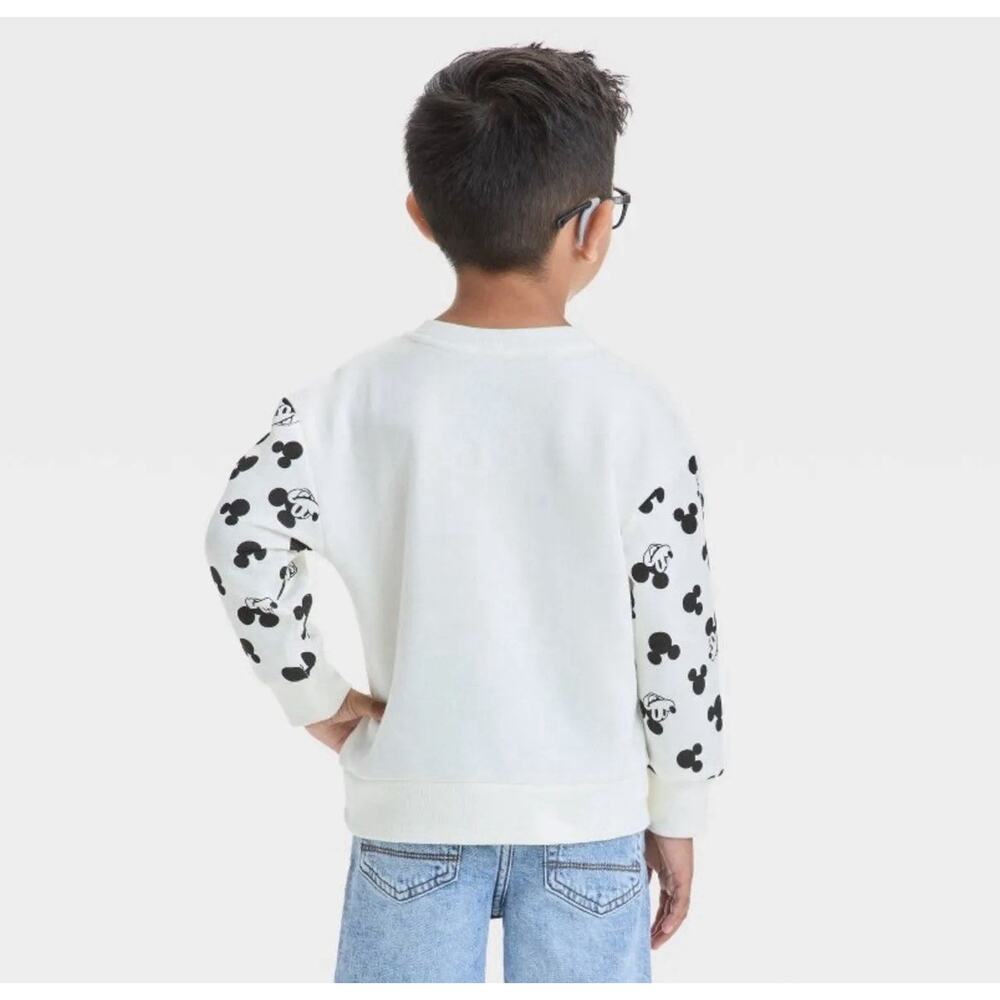 Toddler Boys' Disney Mickey Mouse Valentine's Fleece Pullover - 4T - Picture 2 of 2